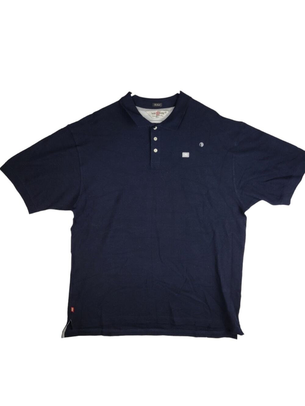 Blue Polo Shirt Men's Ecko Unltd XXL 2XL Short Sleeve Cotton The Banks Premium W